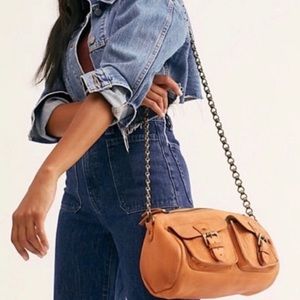 Free People Dylan Chain Mini Duffle Bag NEW